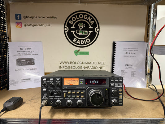 Icom IC 751A + tutti i filtri + modifica eprom Garanzia 12 Mesi
