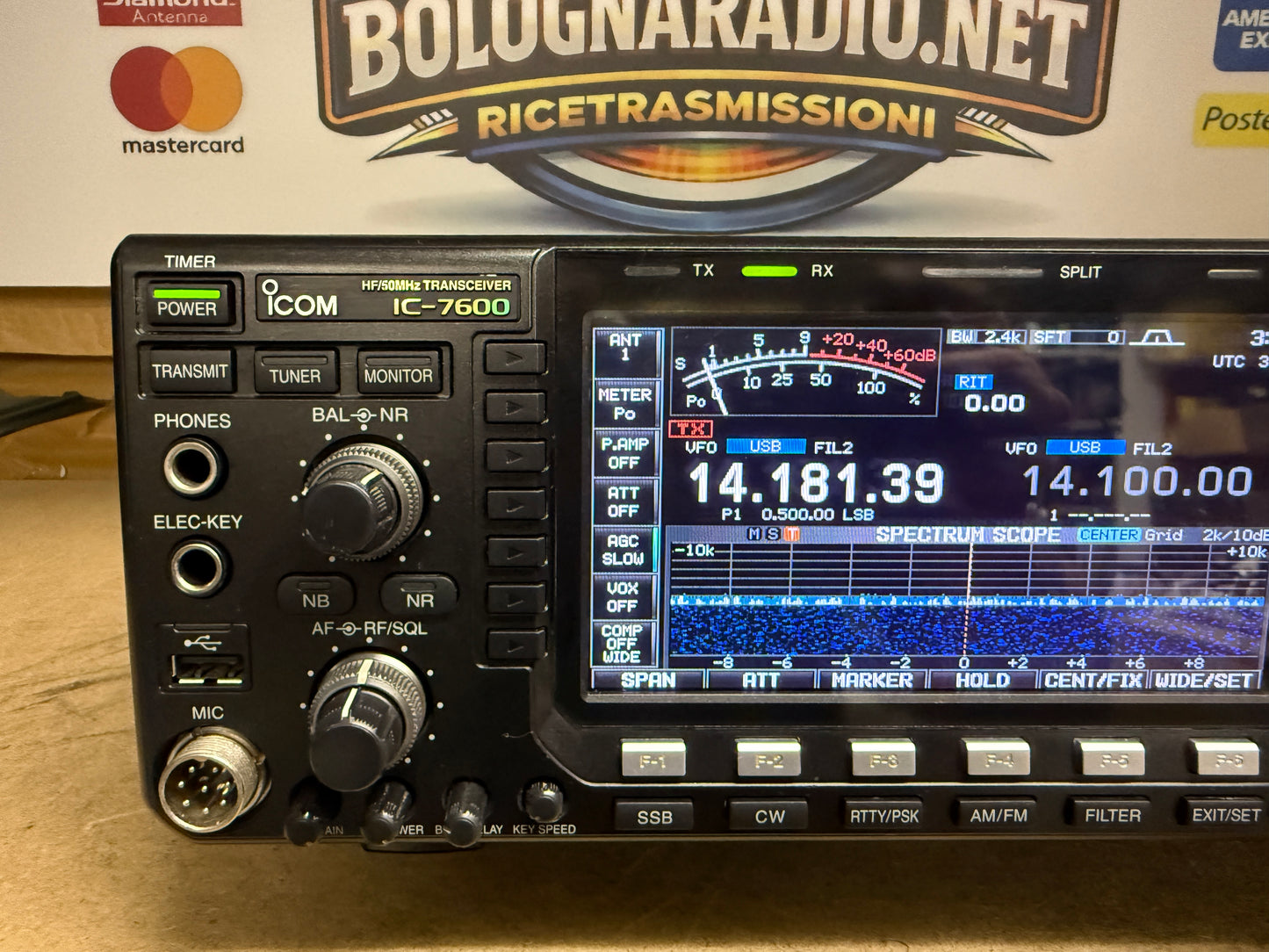 Icom ic 7600 pari al nuovo Garanzia 12 Mesi