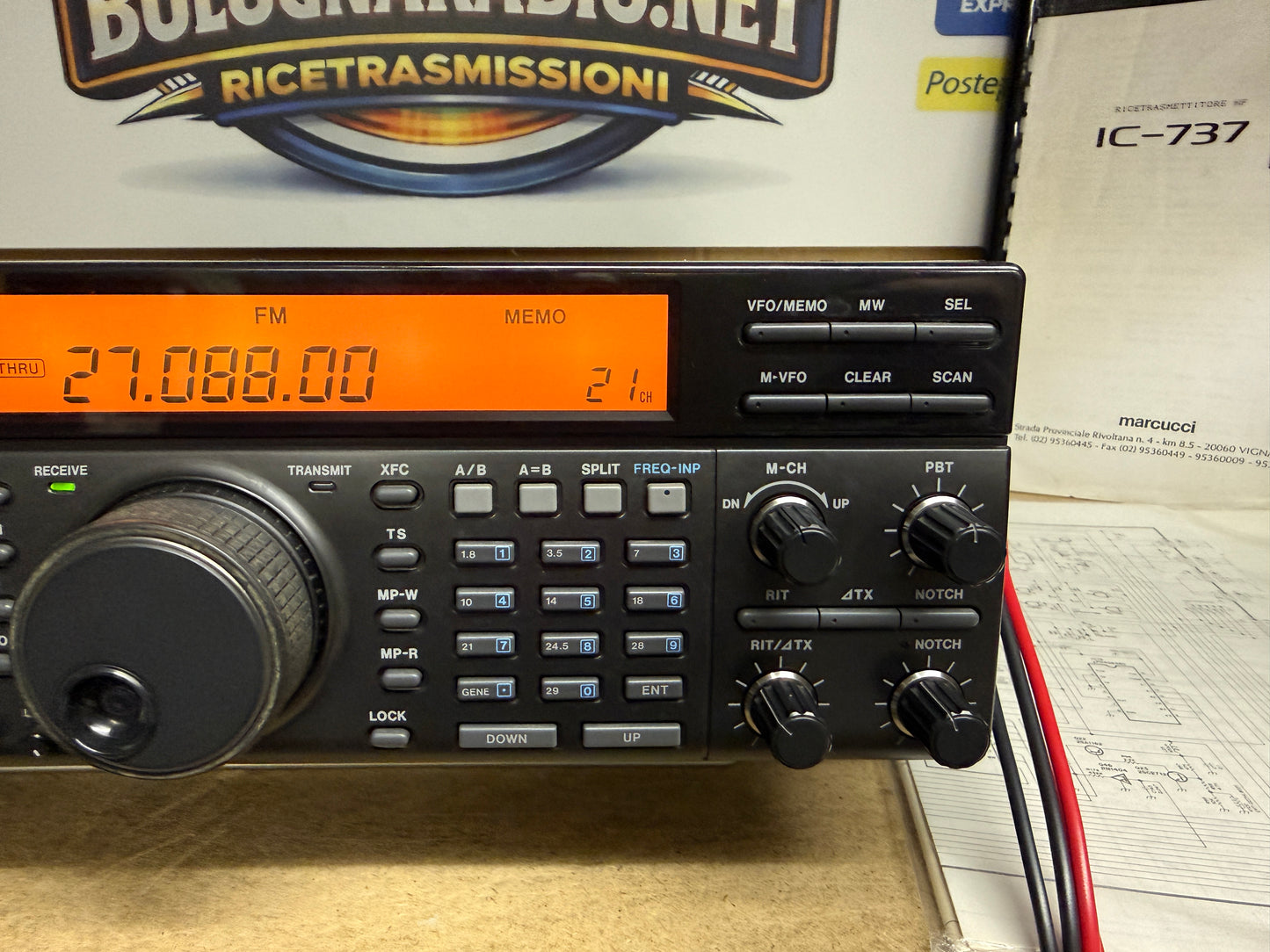 Icom IC 737 pari al nuovo imballo originale Garanzia 6 mesi