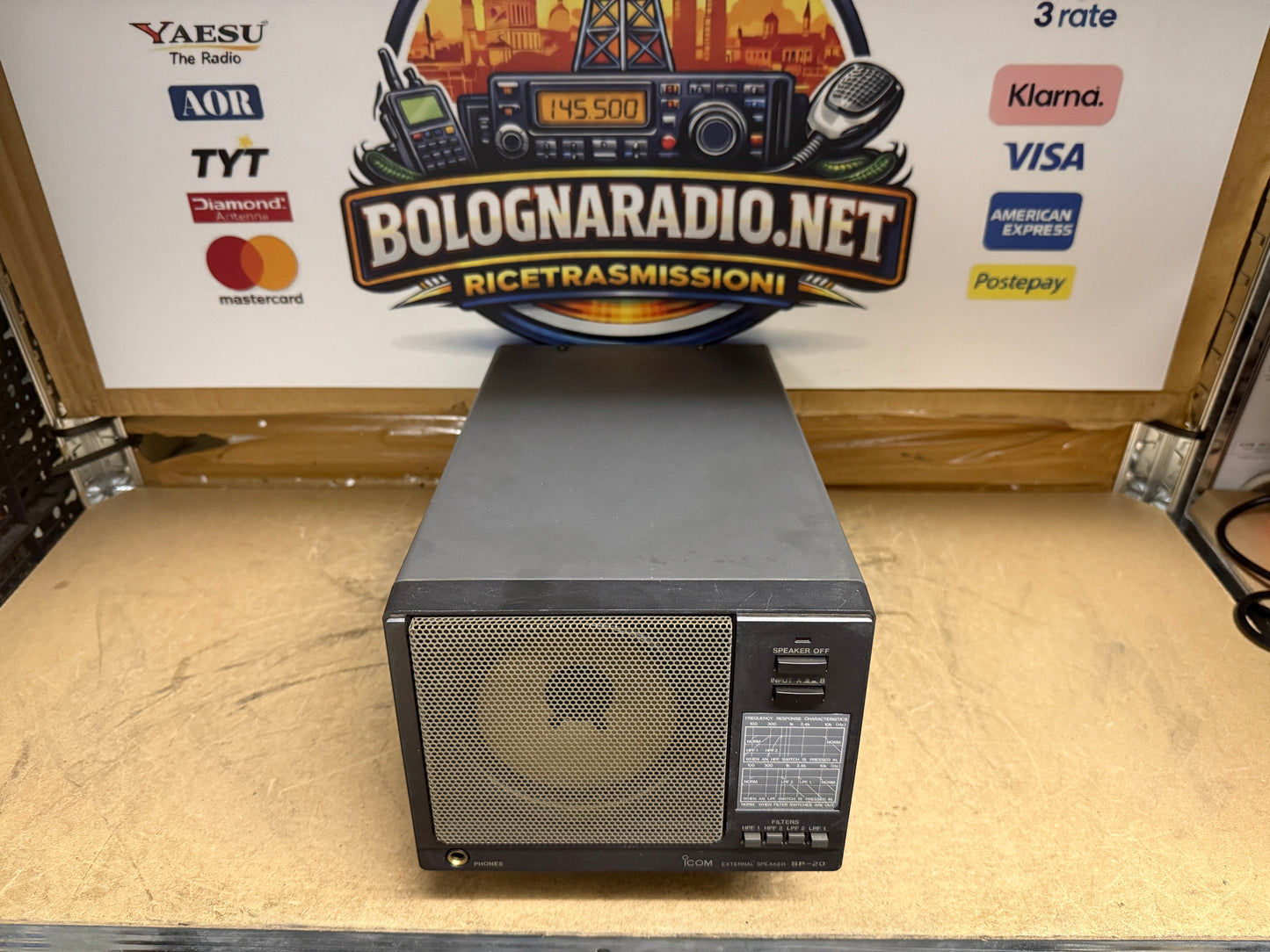 Icom SP 20 pari al nuovo speaker di linea