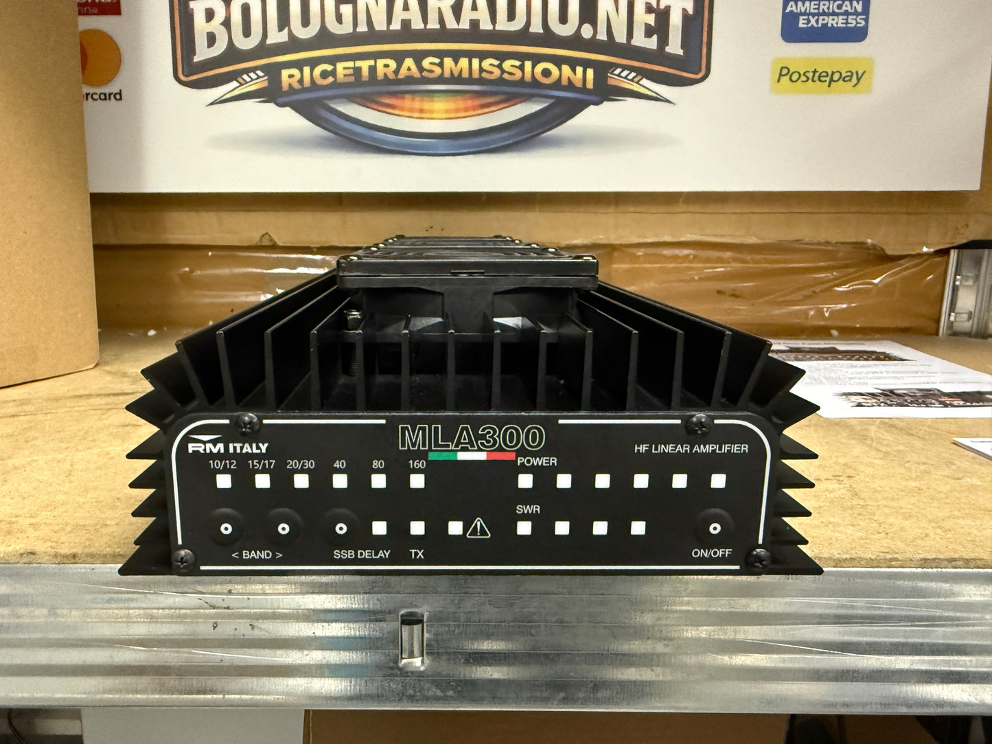 RM ITALY MLA-300 Amplificatore 300W 1,8-30 MHz pari al nuovo Garanzia Ufficiale