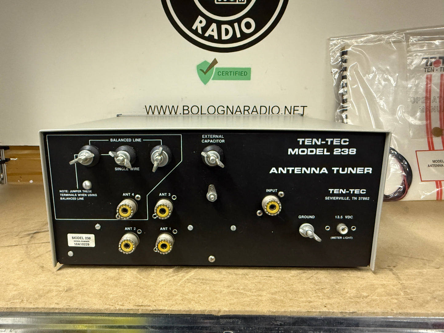 TEN-TEC 238 pari al nuovo full set