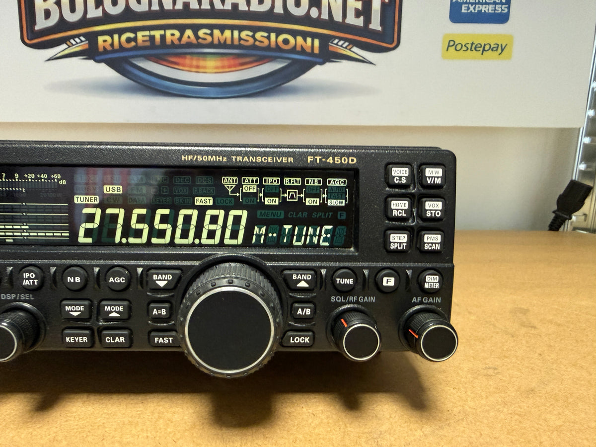 Yaesu FT 450 D perfetto Garanzia 12 Mesi