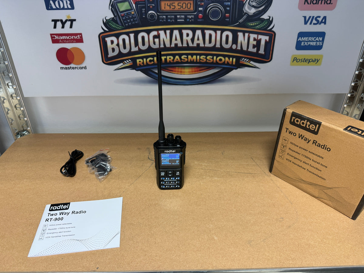 Radtel RT 900 full set pari al nuovo Garanzia 12 Mesi