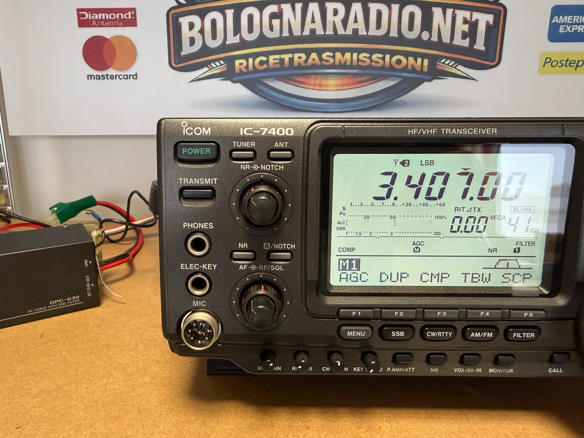 A-1 Icom IC 7400 perfetto + CR-338  Garanzia 12 Mesi