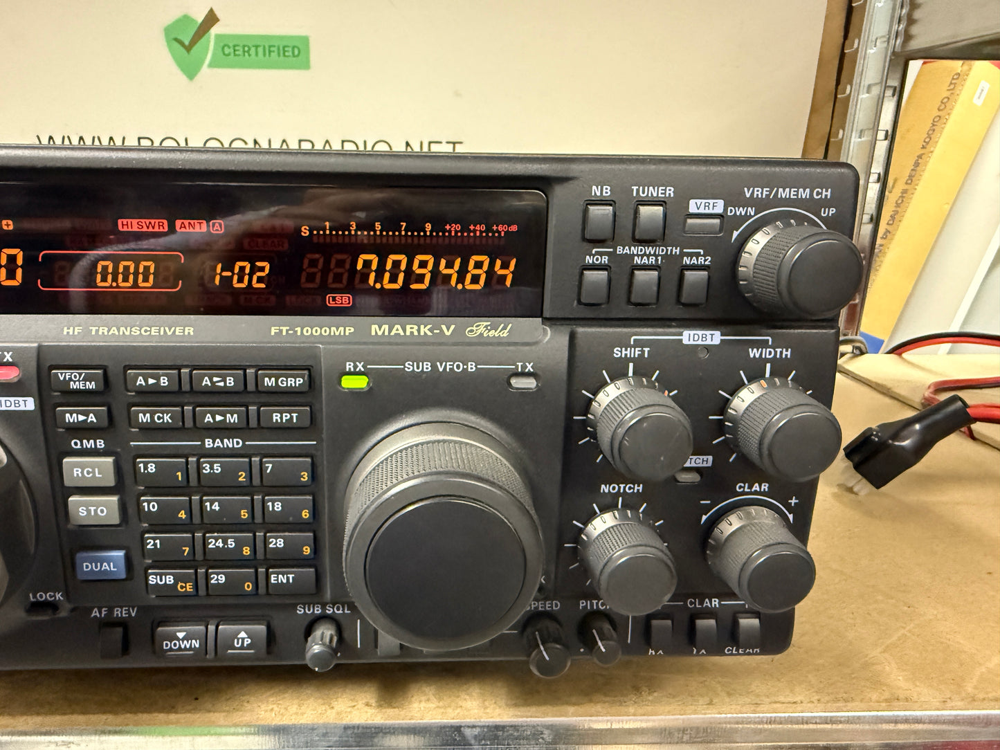 Yaesu FT 1000 MP mark V field collins + imballo garanzia 12 mesi
