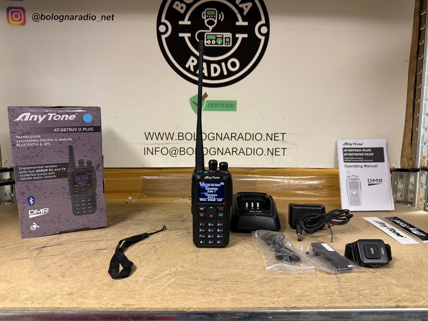 Anytone AT-D878UV 2 plus pari al muovo