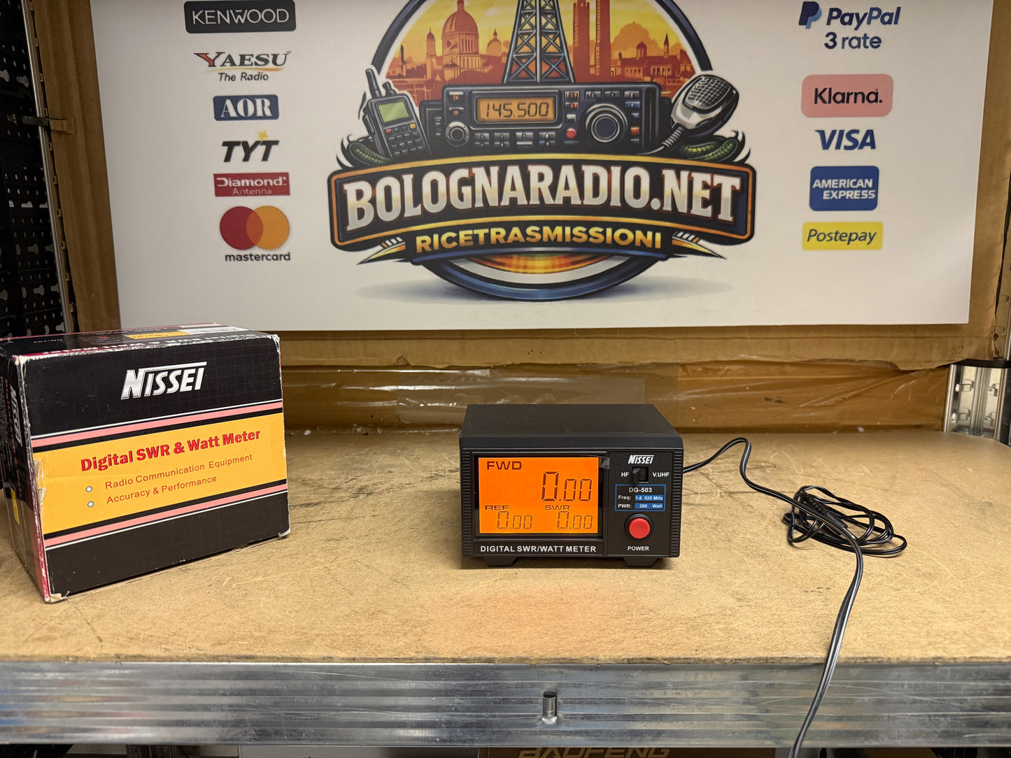Nissei DG-503 MAX - Digital HF/VHF/UHF SWR/Wattmeter