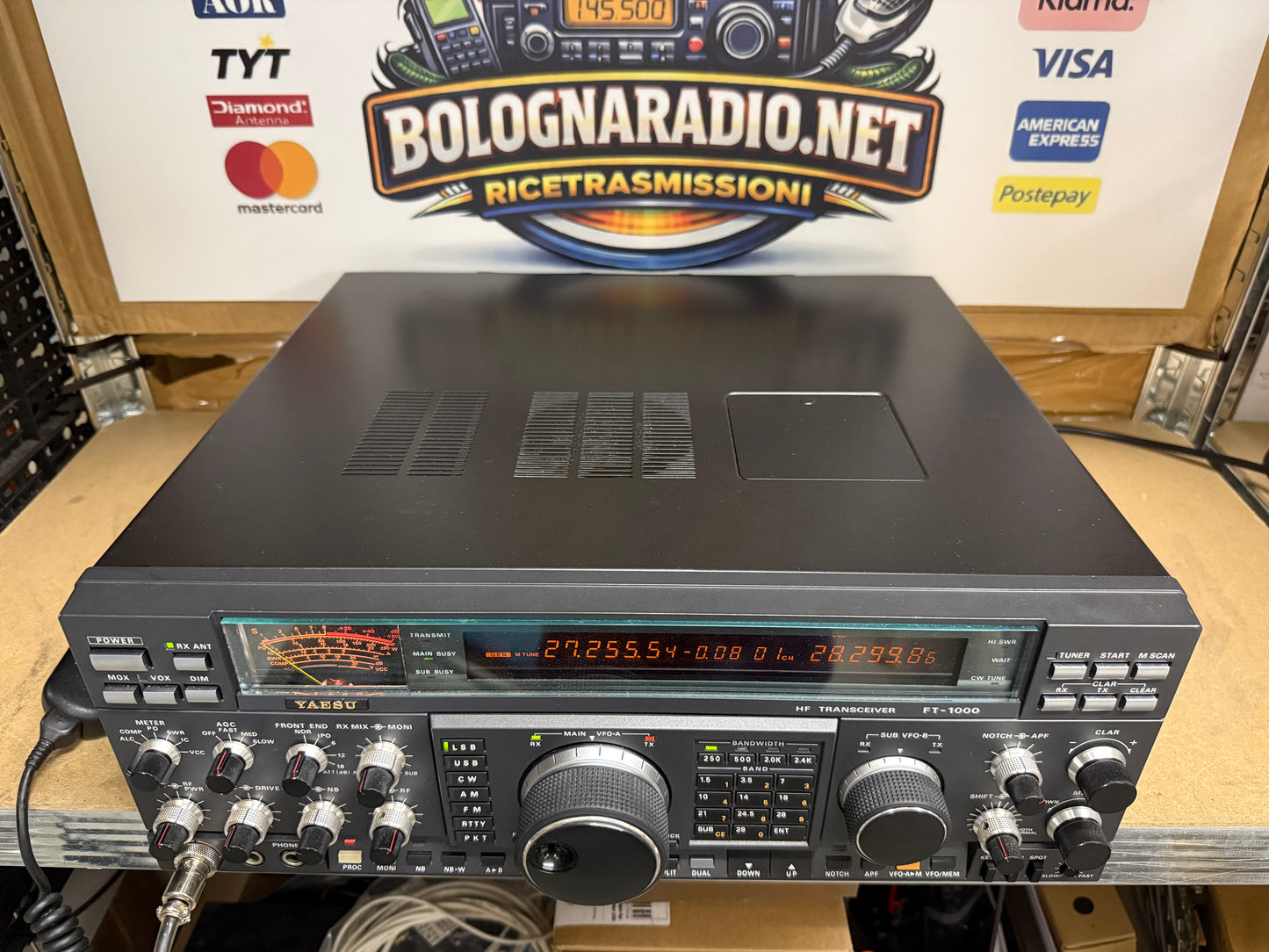 Yaesu FT 1000D + BPF1 + full filtri doppio imballo Garanzia 12 mesi