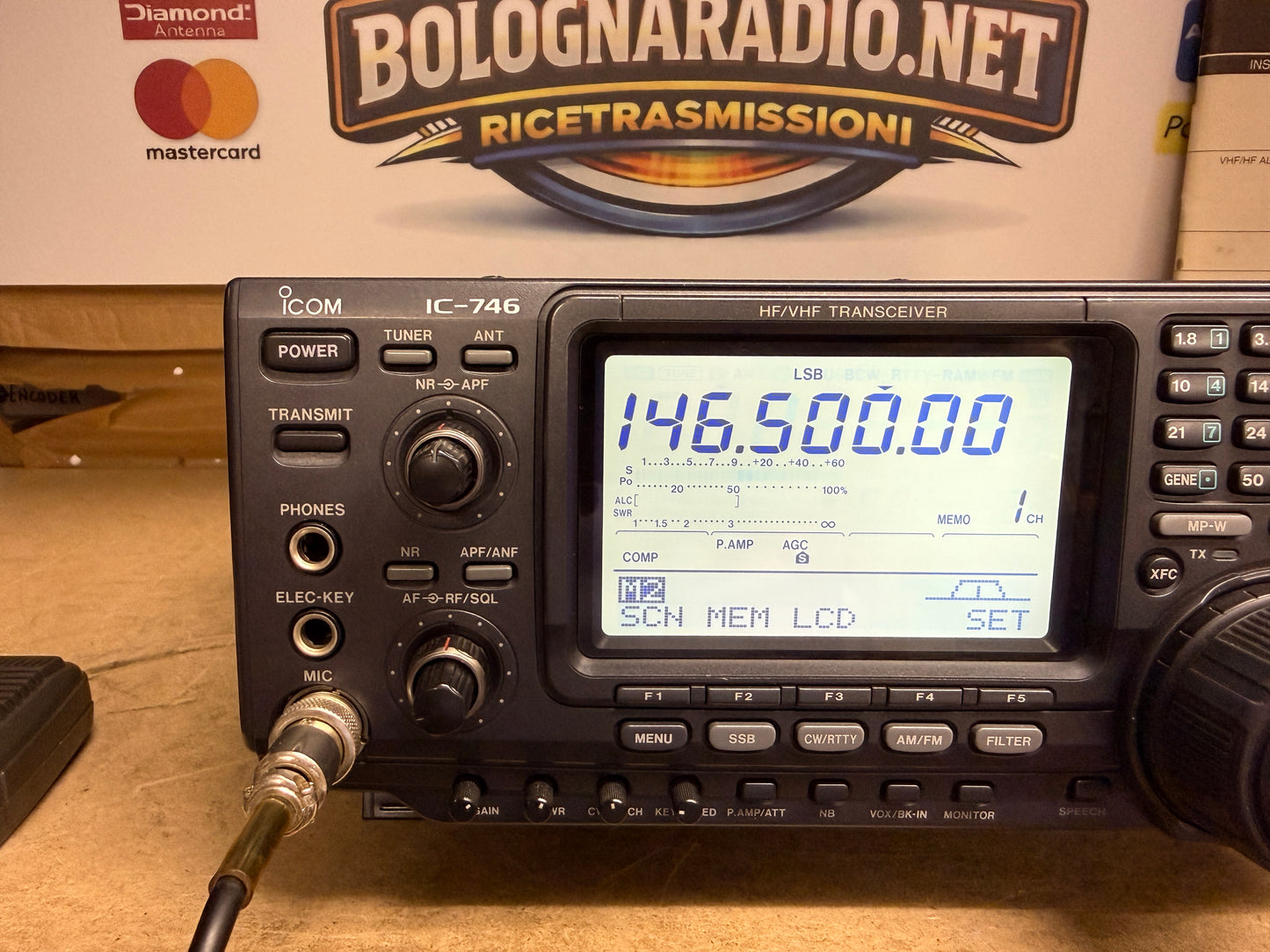 Icom ic 746 perfetto Full Set Garanzia 12 Mesi