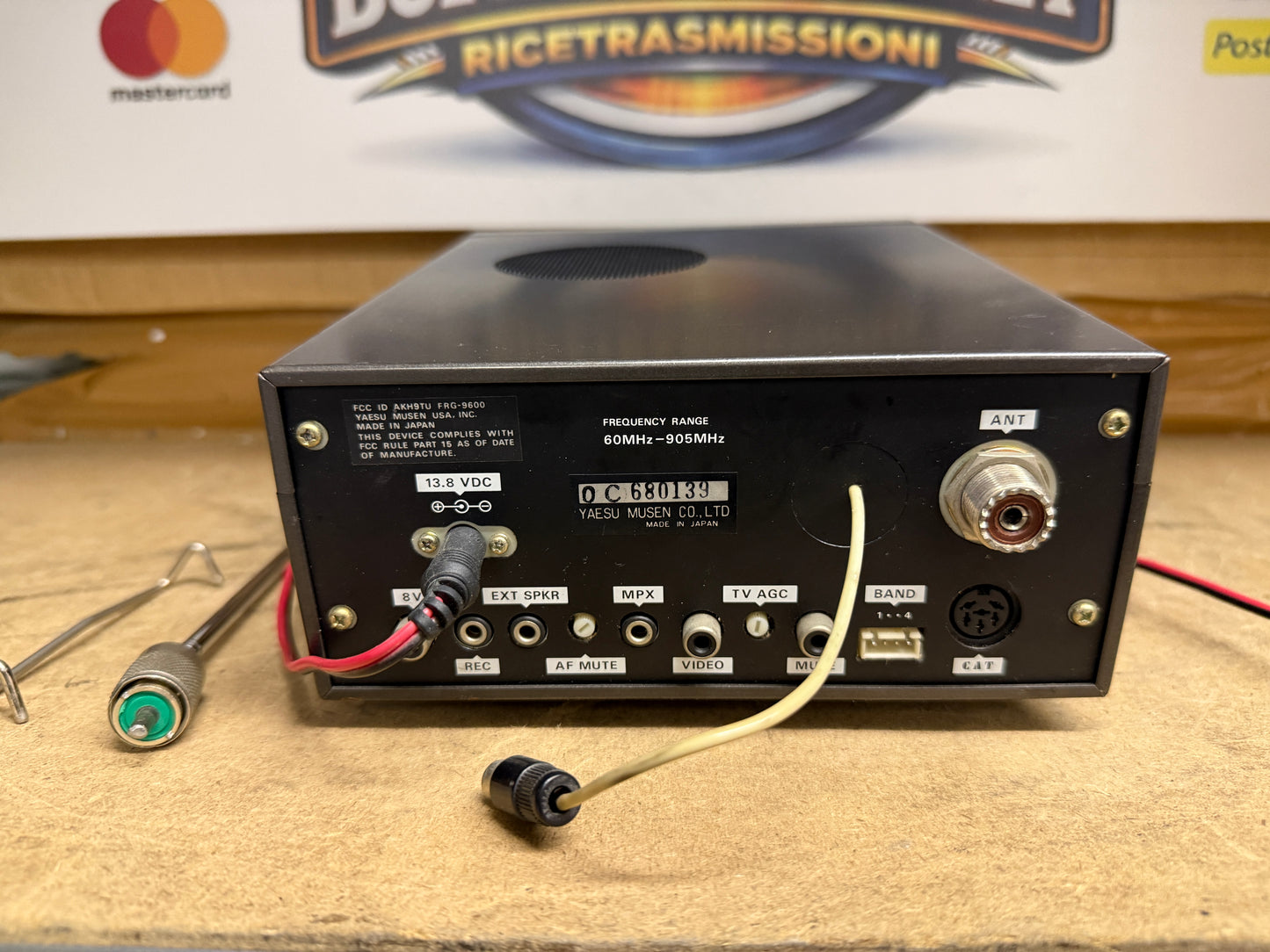 Yaesu FRG 9600 perfetto + accessori  Garanzia 12 Mesi