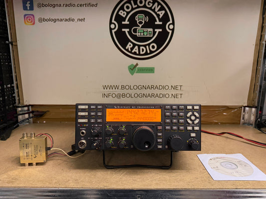 A1 Elecraft K3/100 watt ATU + 2 rx+ 144 Mhz + filtri pari al nuovo Garanzia 12 Mesi