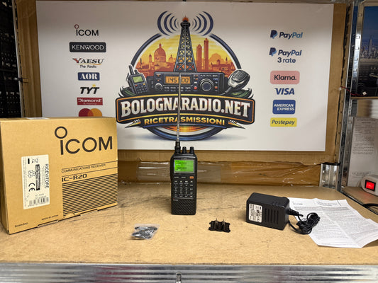 Icom IC R20 pari al nuovo full set Garanzia 12 Mesi