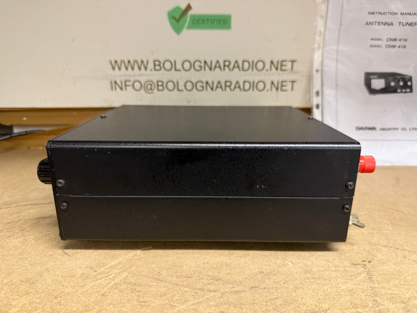 A-1 DAIWA CNW-419 - ACCORDATORE MANUALE DI ANTENNA PER HF 1.8 - 30 Mhz 500W