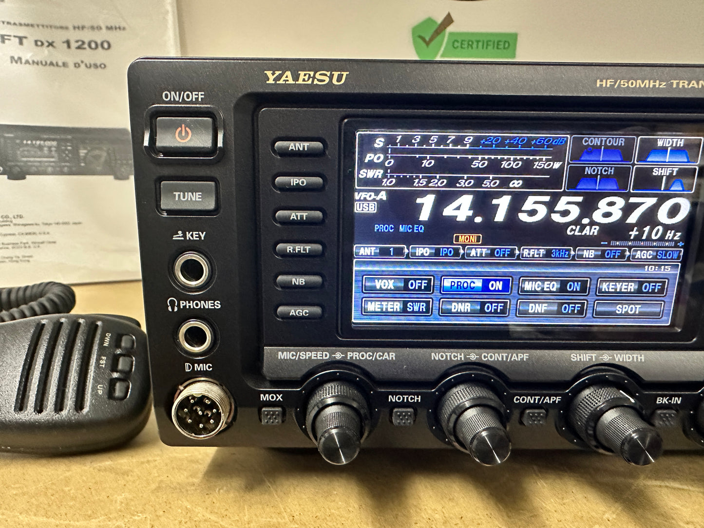Yaesu FTDX 1200 pari al nuovo
