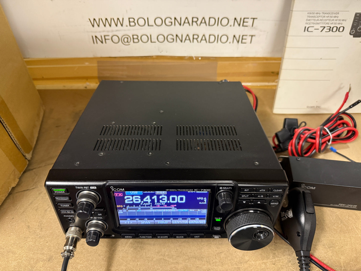 Icom ic 7300 pari al nuovo Garanzia 12 Mesi
