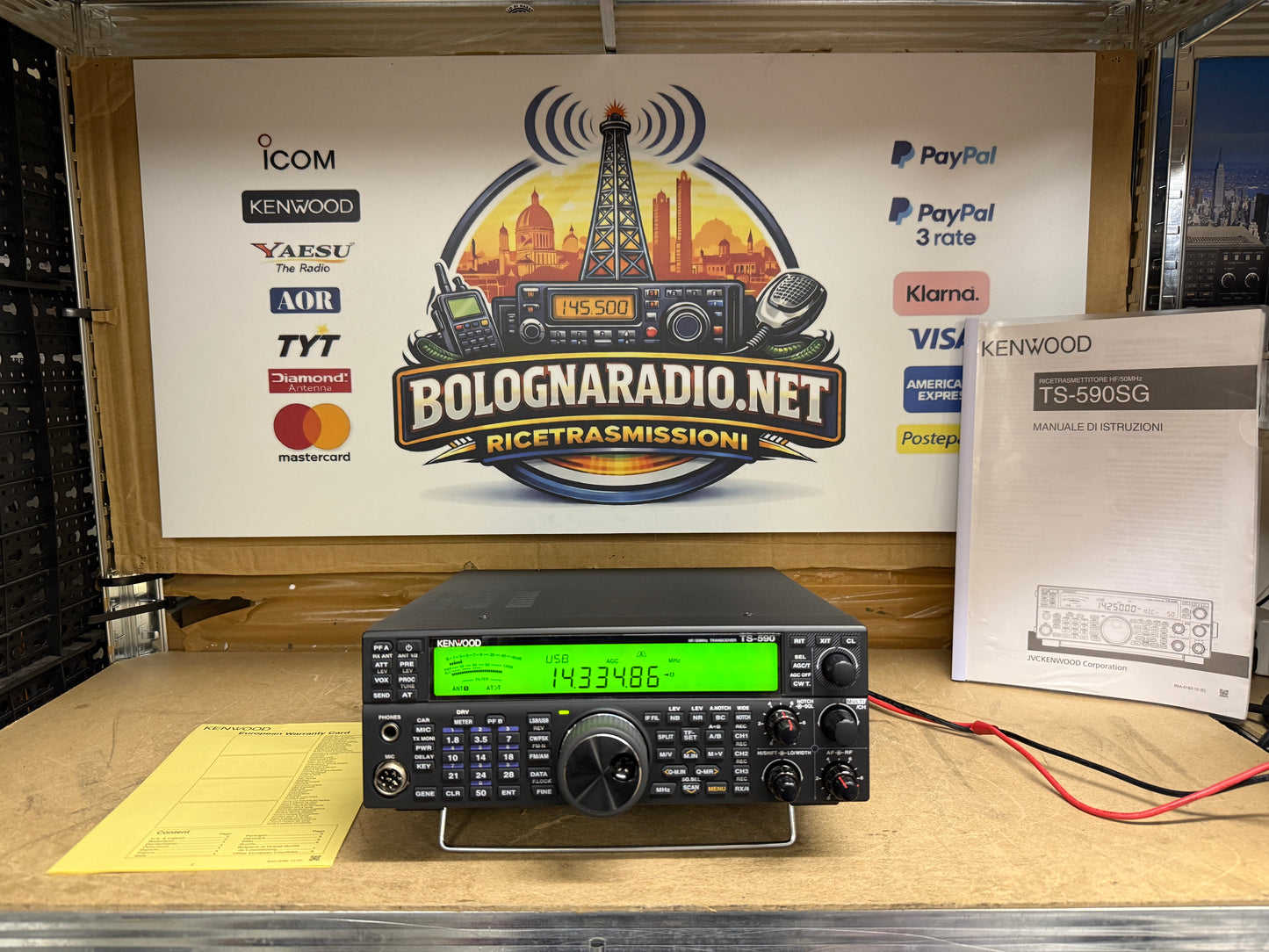 KENWOOD TS 590SG + TCXO pari al nuovo Garanzia 12 Mesi
