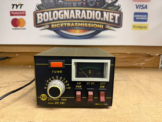 ZETAGI BV131 AMPLIFICATORE 100W VALVOLARE LINEARE 26/30MHZ