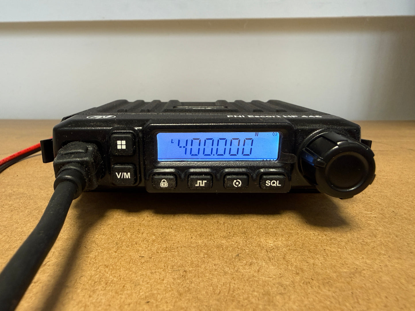PNI Radio UHF Escort HP 446, 199 canali, ASQ 9 livelli, scansione, doppio orologio, CTCSS-DCS