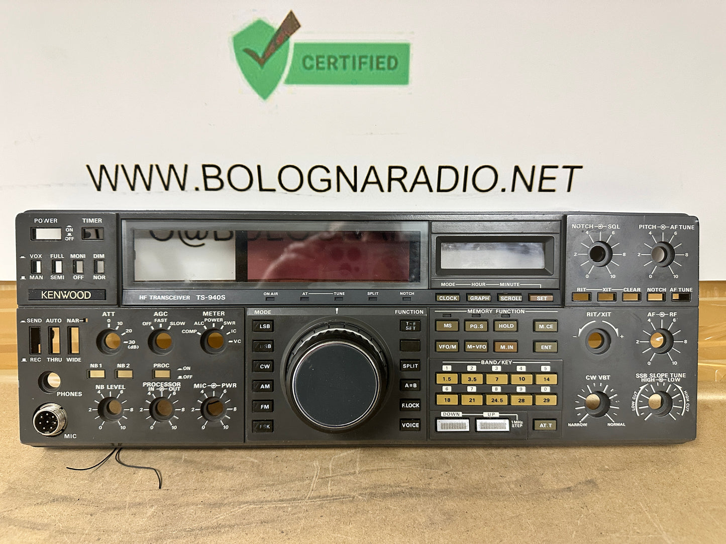 Frontale Kenwood TS 940 + encoder vfo