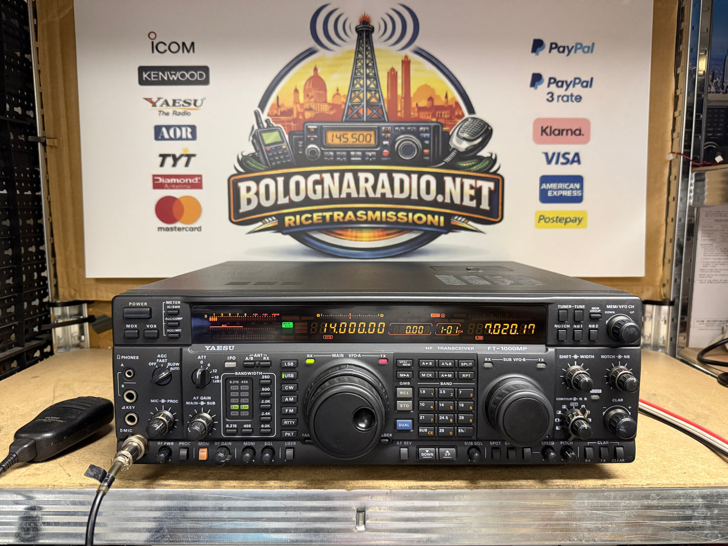 Yaesu FT 1000 MP collins 12volt perfetta Garanzia 12 Mesi