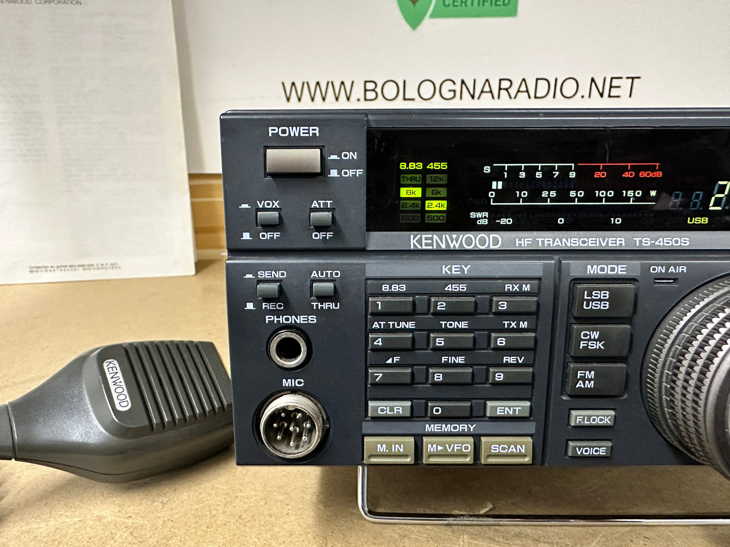 Kenwood ts 450at linea 100watt