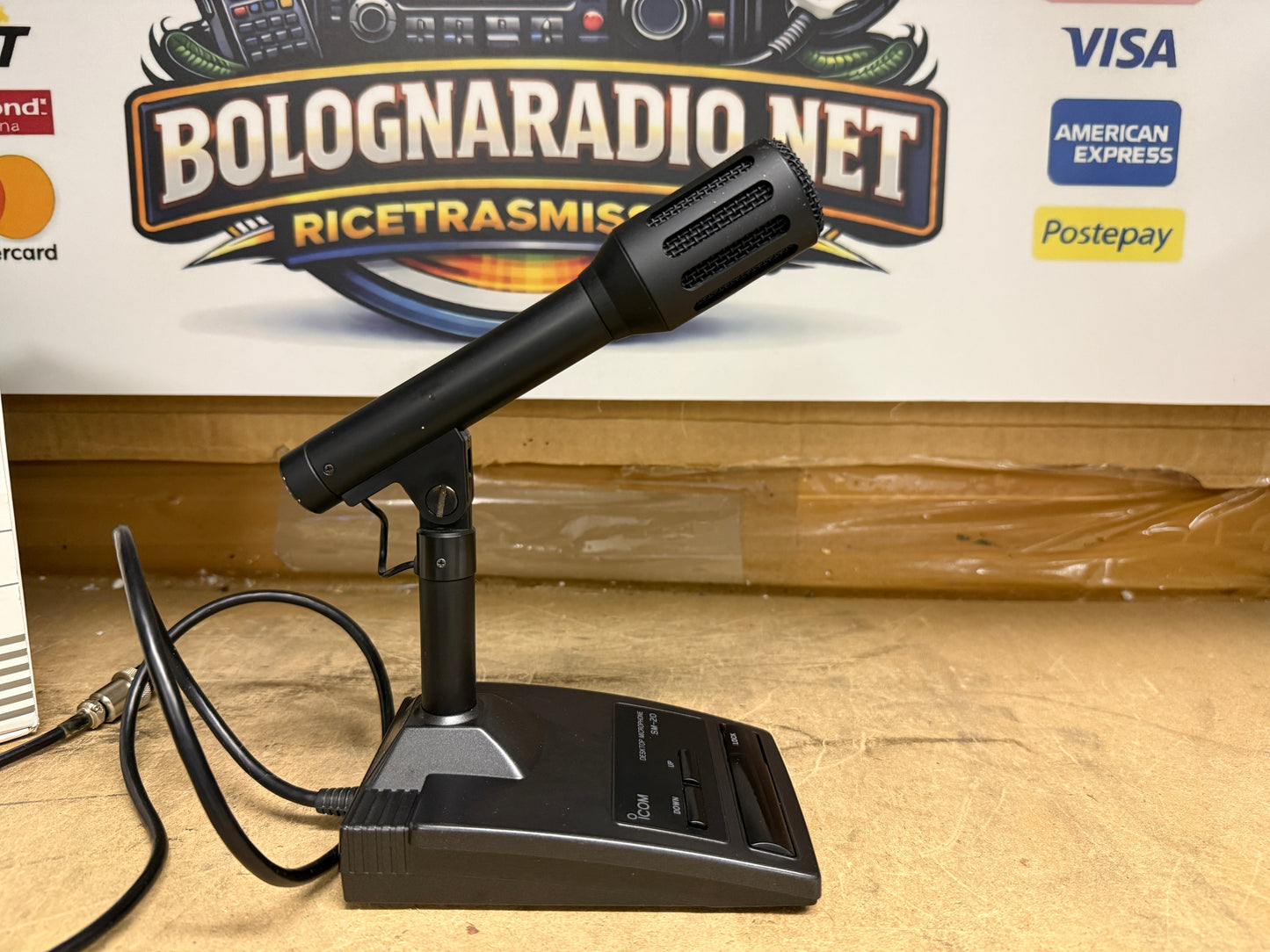 Icom SM 20 pari al nuovo full set