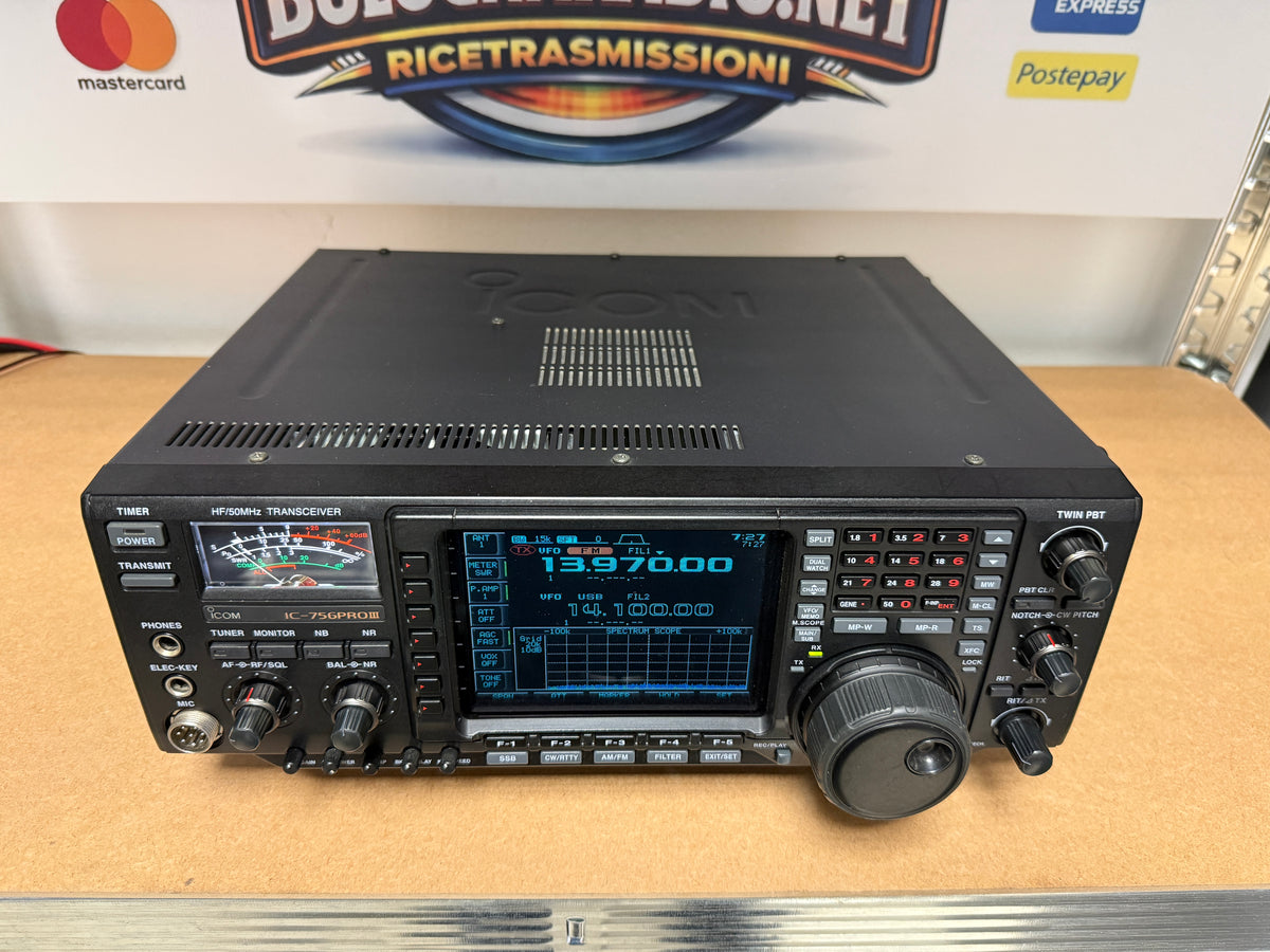 A-1 Icom 756 pro 3 perfetta imballo garanzia 12 mesi