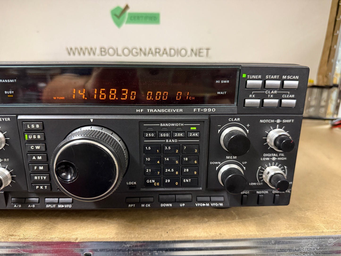 Yaesu FT 990 perfetto 100 Watt