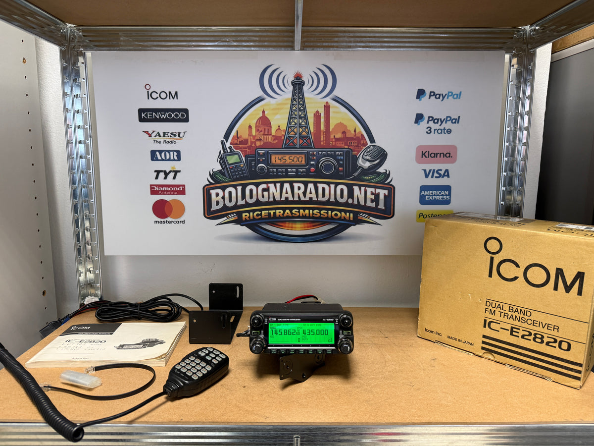 Icom IC E 2820 + Dstar perfetto full set Garanzia 12 Mesi