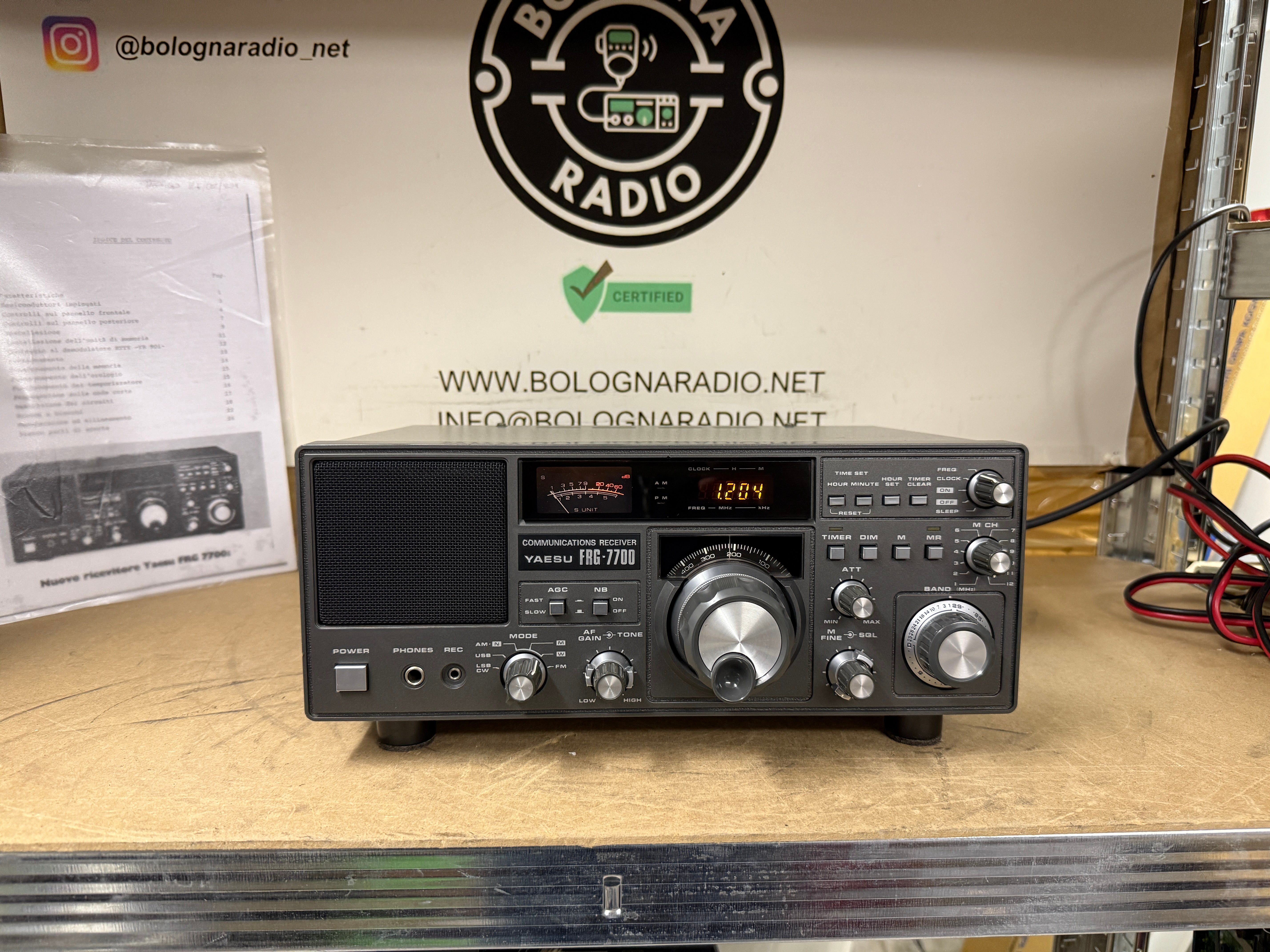 Yaesu frg 7700 perfetto Garanzia 12 mesi – bolognaradio.net