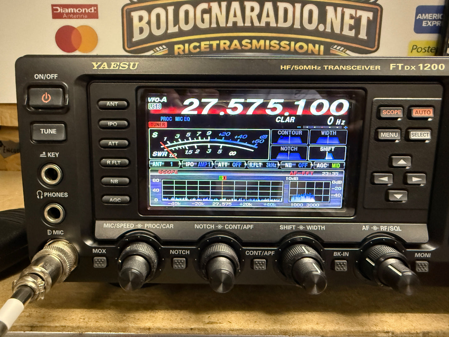 Yaesu FT dx 1200 + FFT1 + imballo Garanzia 12 Mesi