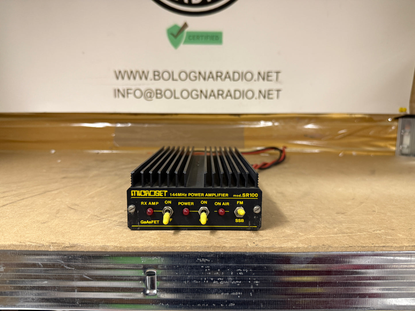 Microset SR100 amplificatore VHF 100 Watt