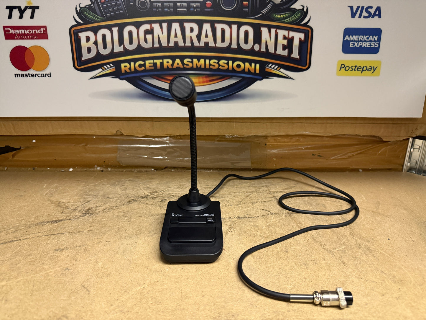 Icom SM 30 microfono da tavolo perfetto