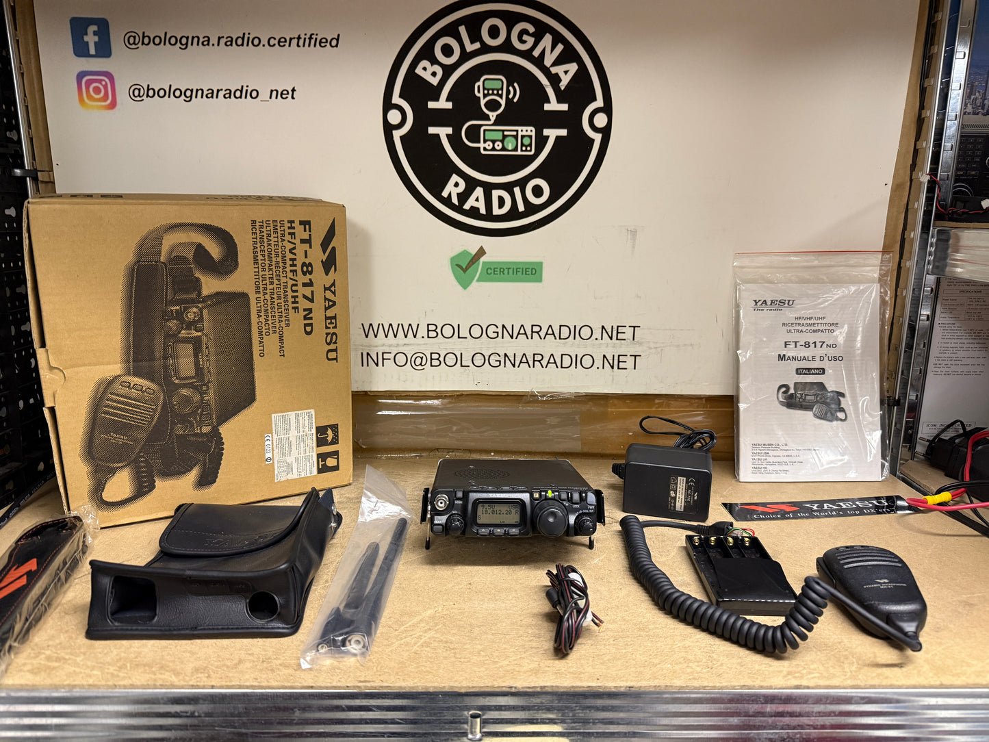 A-1 Yaesu ft 817 ND full set Garanzia 12 mesi