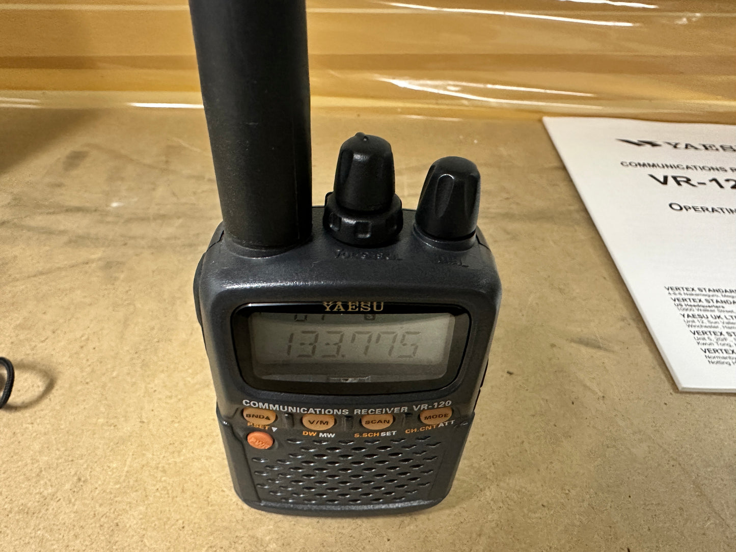 Yaesu vr 120d pari al nuovo full set