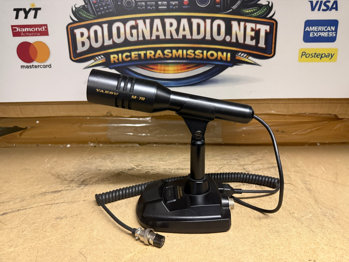 Yaesu M70 mike di linea perfetto