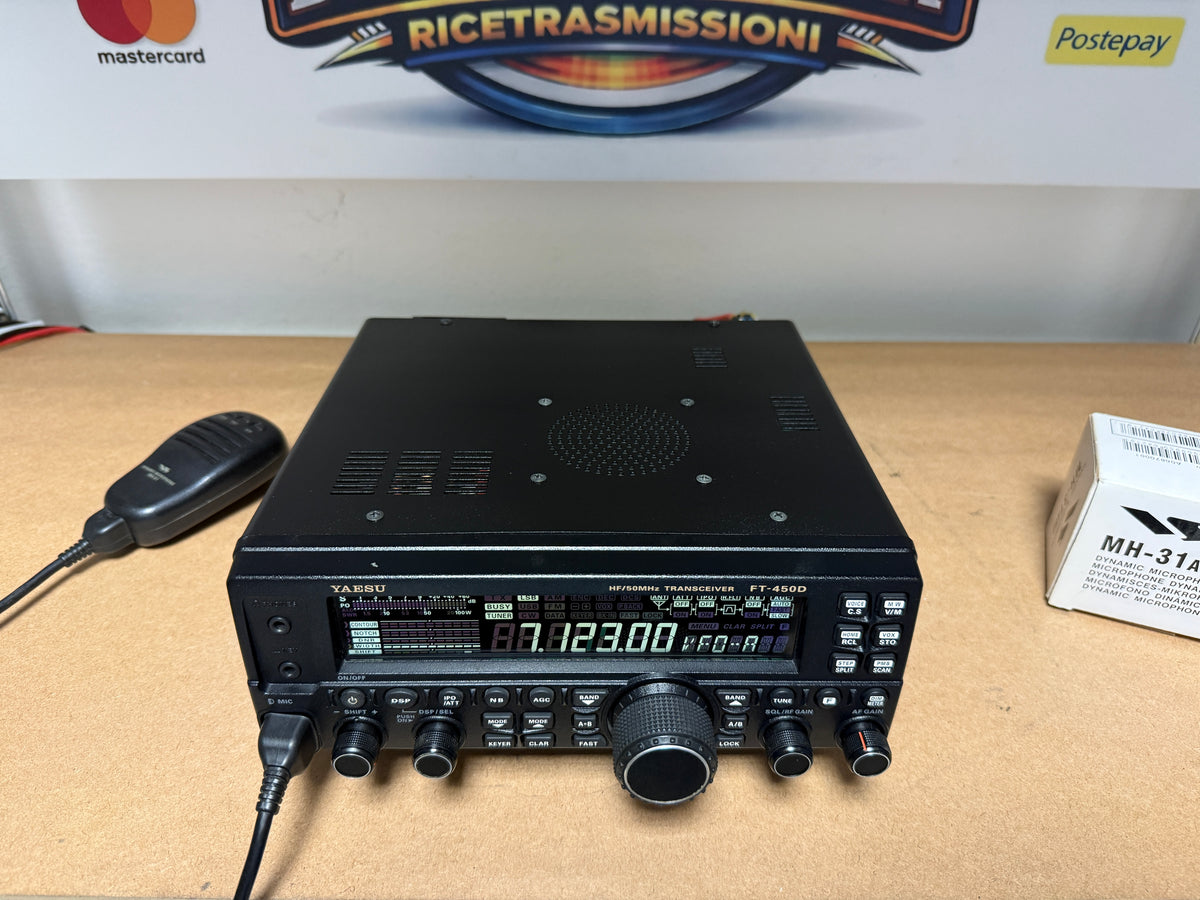 Yaesu FT 450 D pari al nuovo full set  Garanzia 12 Mesi