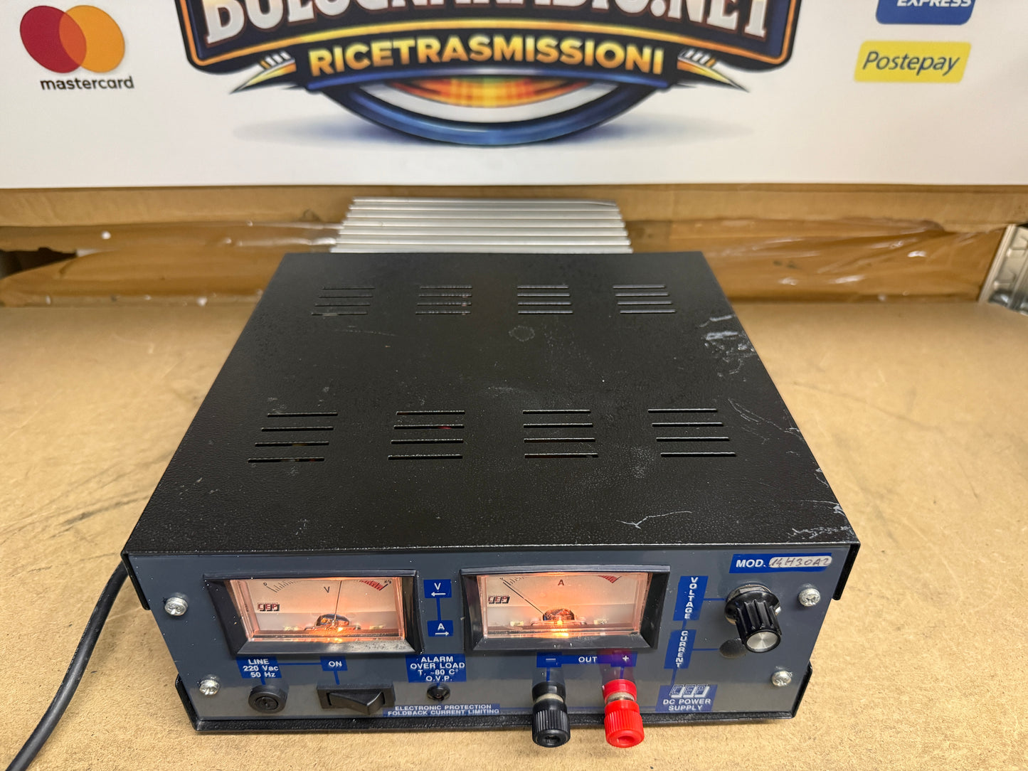 CEP Alimentatore da 5 a 15 Vcc. 25 Amp.