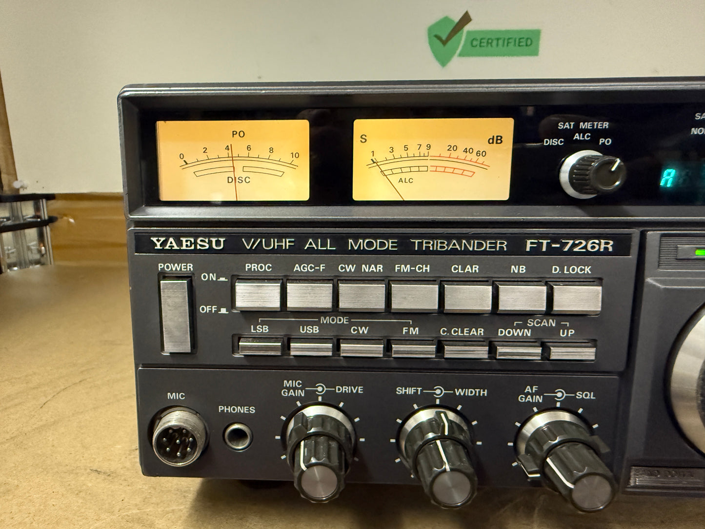 Yaesu FT 726 + 50 Mhz perfetta