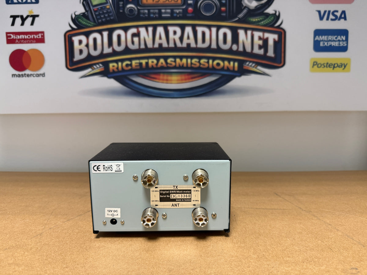 MFJ-849 Misuratore digitale SWR/Watt 1,6-60/125-525MHz