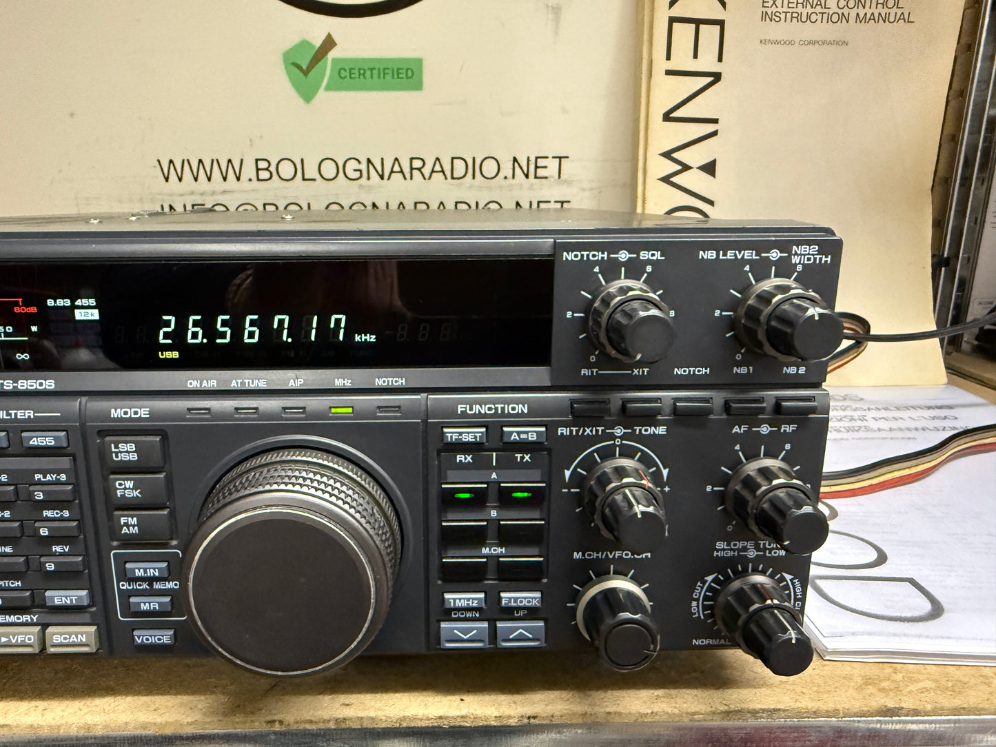 A-1 KENWOOD TS-850S AT perfetto 100 watt imballo originale