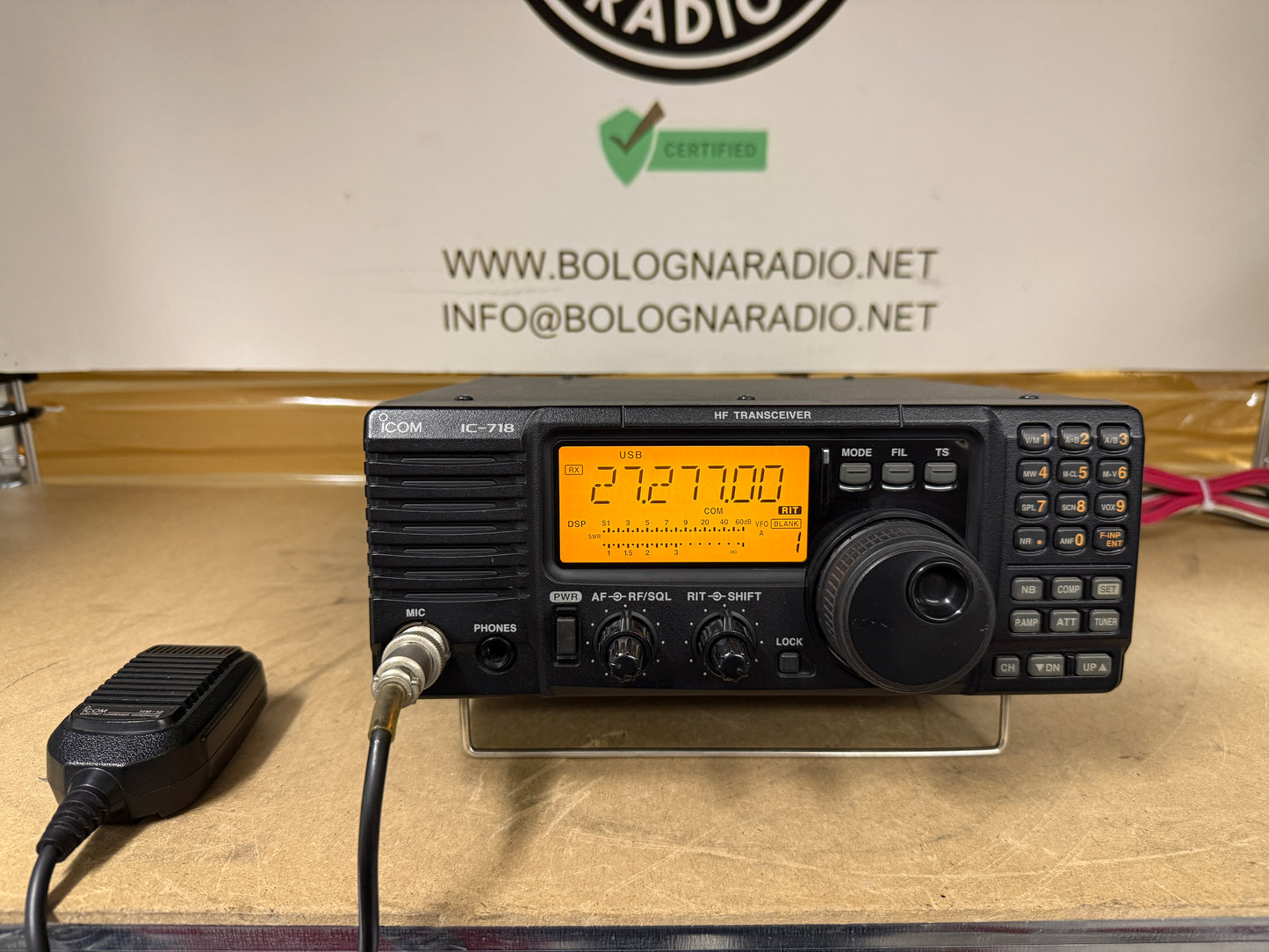 A1 - Icom IC-718 con DSP + TX 11 metri perfetto