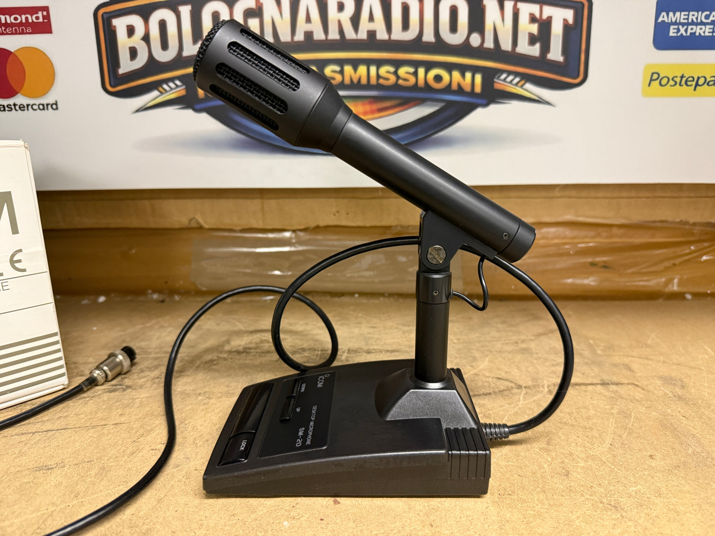 Icom SM 20 pari al nuovo full set