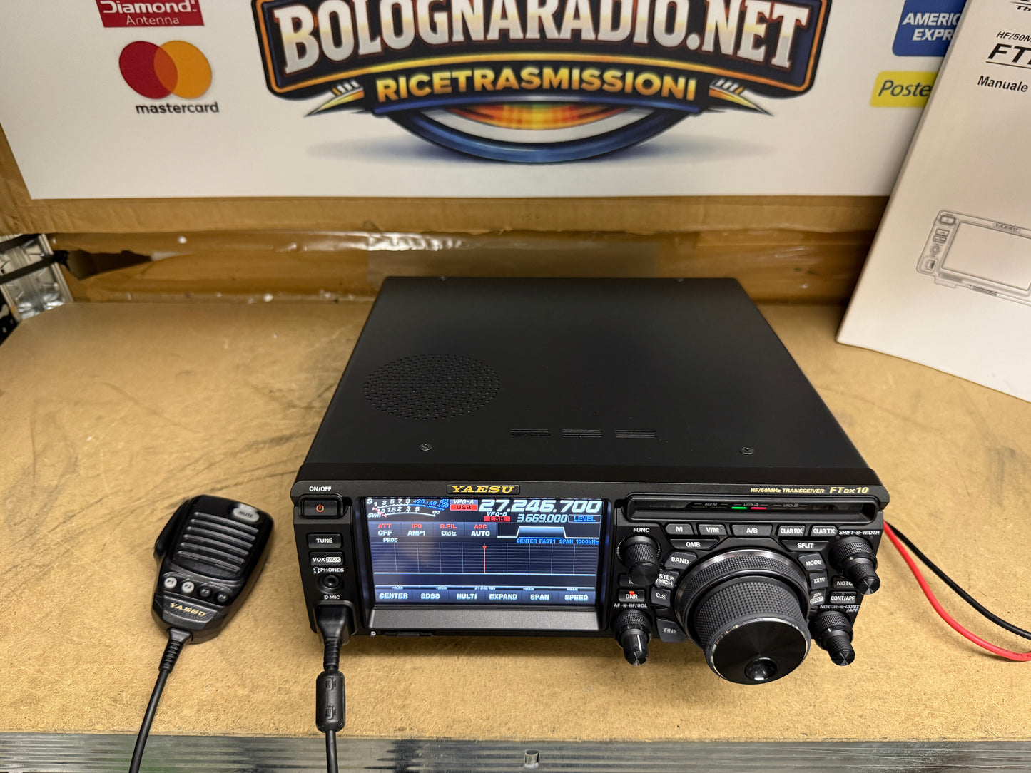 Yaesu FTDX 10 pari al nuovo full set Garanzia ufficiale fino al 09/2028