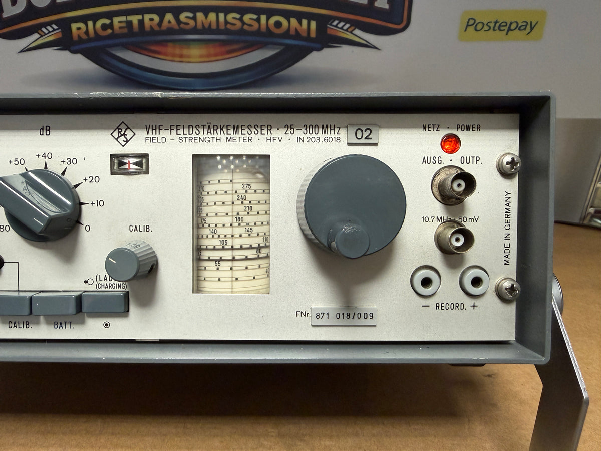 Rohde & Schwarz VHF-Feldstarkemesser HFV 25–300 MHz