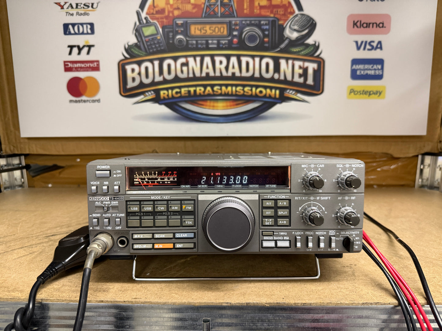 Kenwood ts 440 SAT + filtri pari al nuovo garanzia 6 mesi
