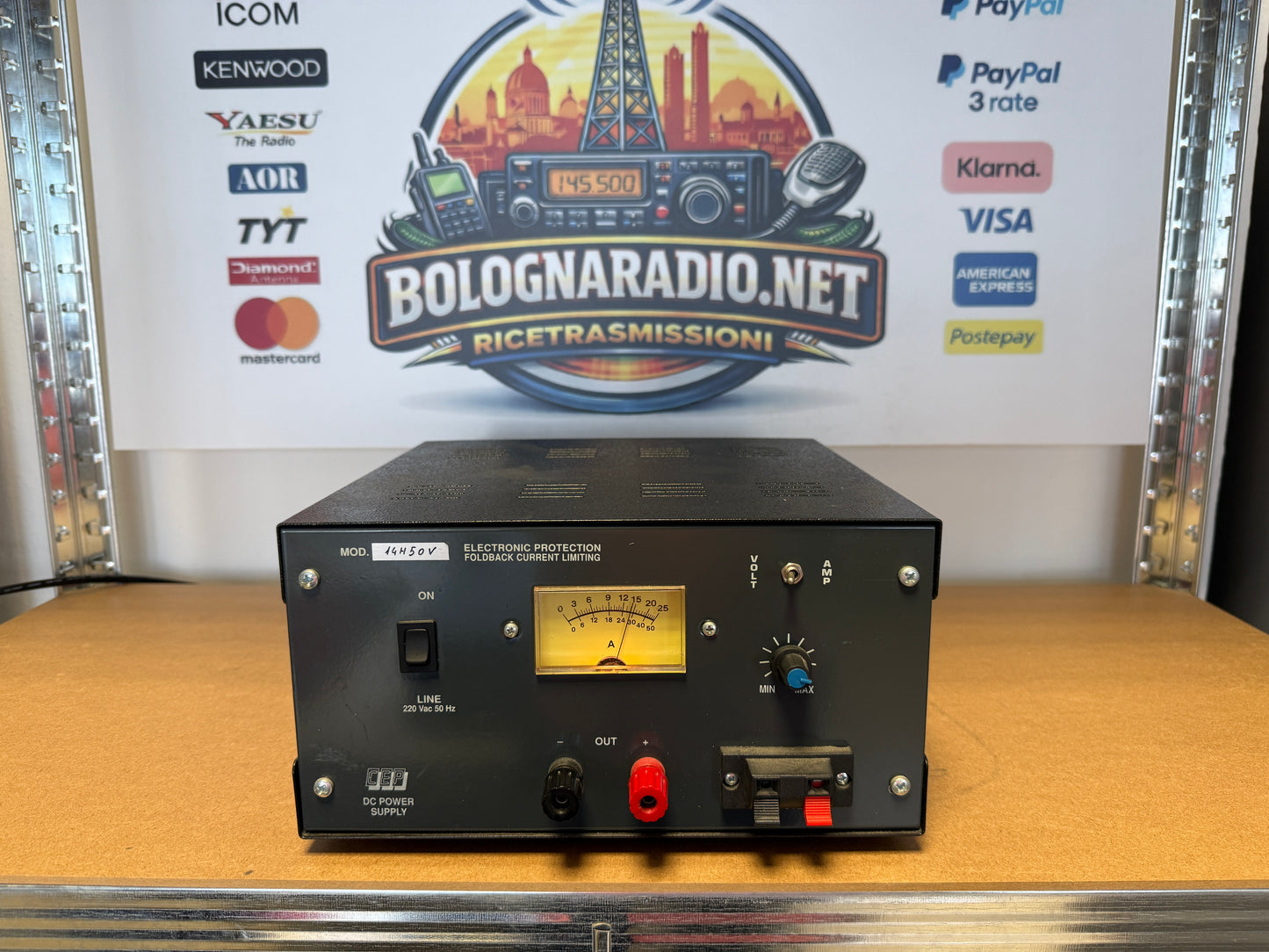 CEP 14H50V alimentatore lineare da 50 Ampere