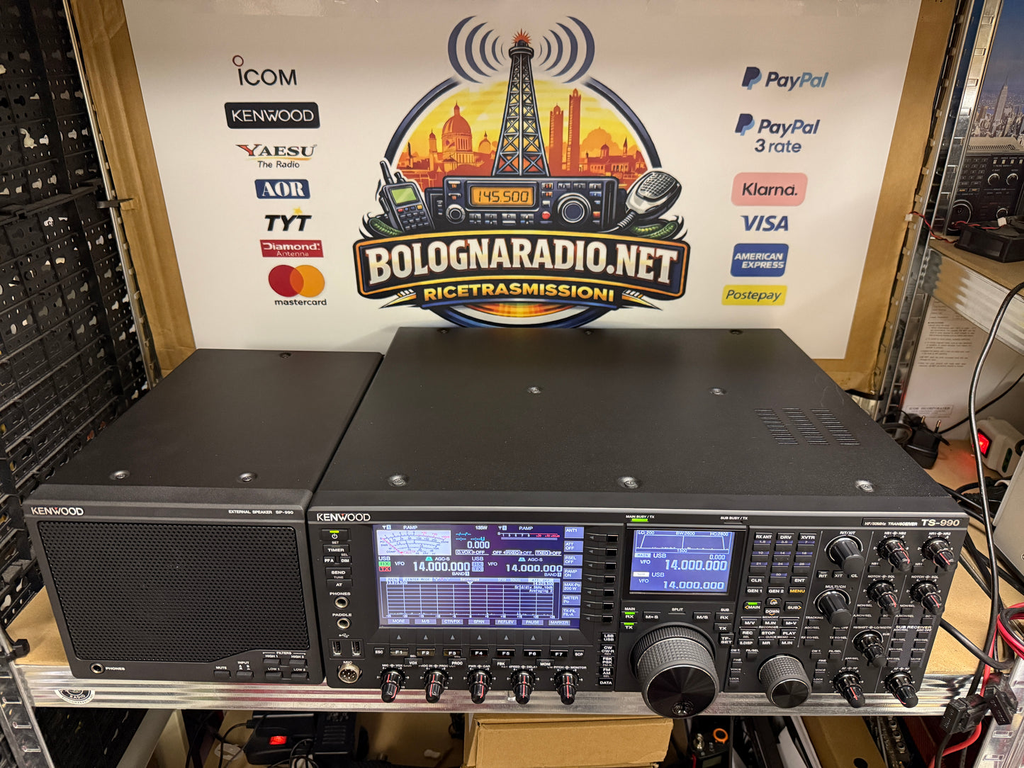 A-1 Kenwood TS 990 + SP 990 pari al nuovo Garanzia 12 Mesi