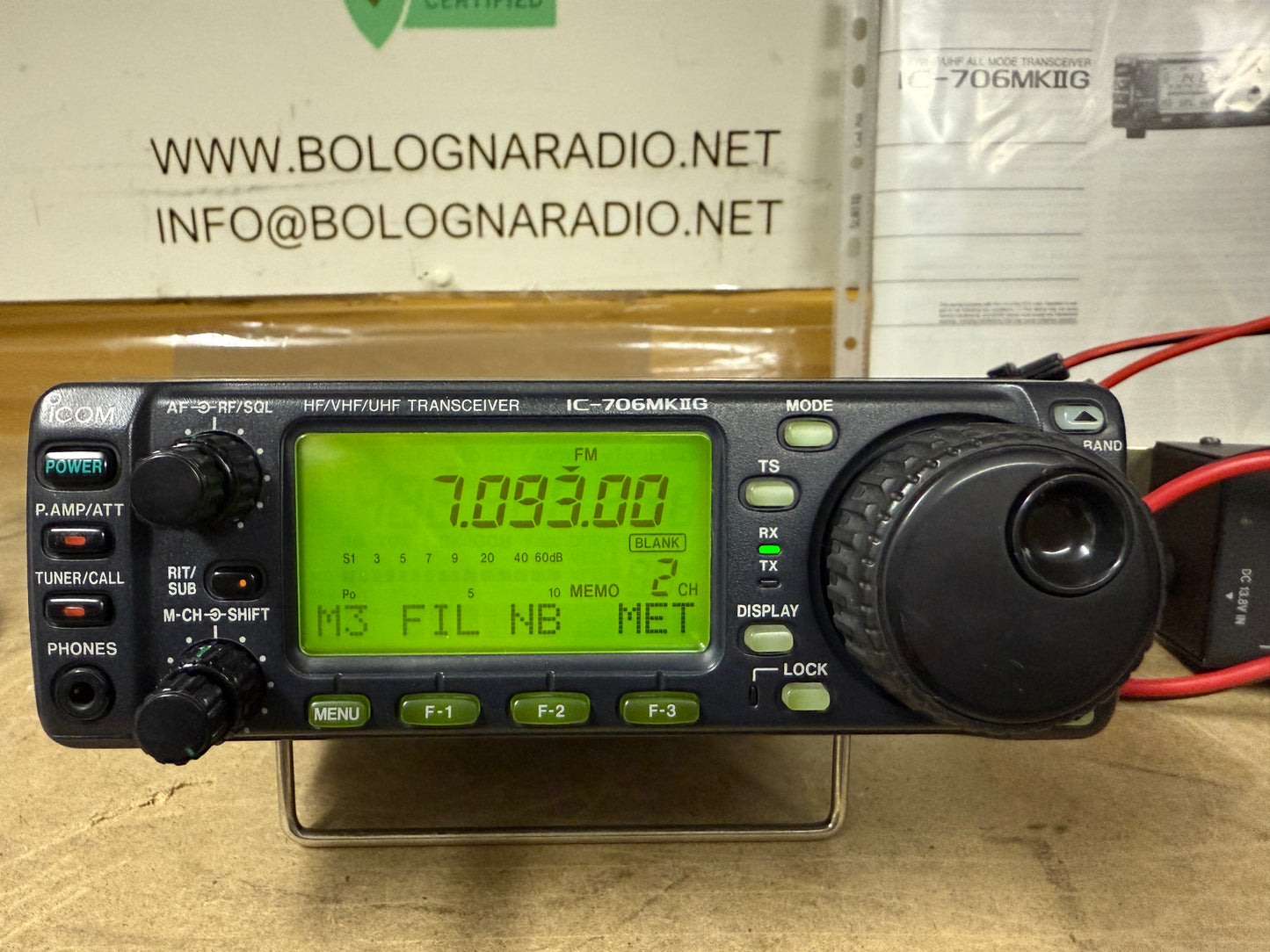 Icom IC 706 MK2G garanzia 12 mesi perfetto espanso
